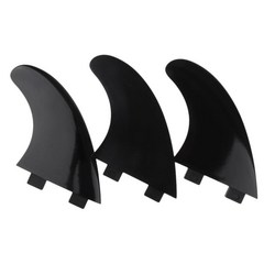 G5 서핑 프로펠러 블랙과 호환되는 3개/세트 유연한 서핑 보드 핀, 블랙, 나일론