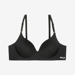 [FILA] 베이직 노라인 와이어리스 브라 (FI4BAE2493F_BLK)