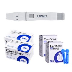 LANZO 채혈기 란조 사혈기 + 란셋 30G 200개 + 알콜솜 200매, 1세트
