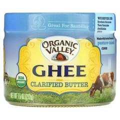 Organic Valley 기(Ghee) 정제 버터 212g(7.5oz) 1팩, 1개