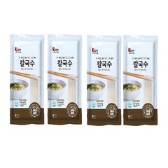 쌀95% 글루텐프리 쌀칼국수/ 무방부제 무첨가제 무설탕//쌀칼국수 500g x 4봉, 4개