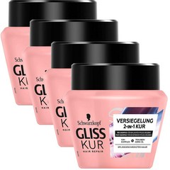 Gliss Kur Versiegelung Treatment 글리스커 트리트먼트 300ml 4팩, 4개