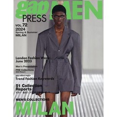 Gap Press Men N.72 2024 S/S MILAN Collection (남성콜렉션잡지)