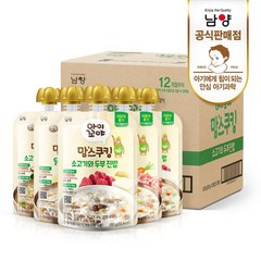 남양유업 남양 맘스쿠킹 이유식 혼합 10개 쇠고2닭백2된2소불2순2, 소불2+쇠고기2+된장2+닭백숙2+순두부2, 1세트, 100g