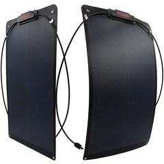 플렉시블 태양광 패널 30W 태양전지판 태양열 집열판 솔라 에너지 발전 판넬, 1개