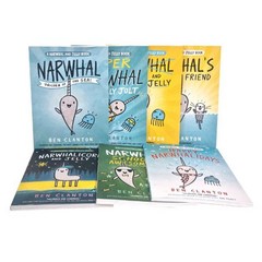 외뿔고래와 해파리 원서 페이퍼백 7종 세트 : A Narwhal and Jelly 7 Books Set, Tundra Books