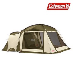 [콜맨] Coleman 터프스크린 투룸하우스 (올리브/샌드) 가족 리빙쉘 텐트
