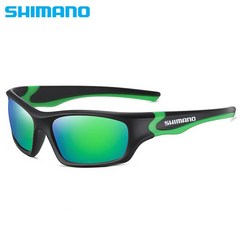 Uv400 시마노 낚시 안경 야외 등산 안티 자외선 클래식 편광 선글라스 승마 운전, 03 Black Green