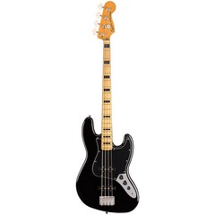 Squier by Fender 일렉트릭베이스 Classic Vibe '70s Jazz Bass® Maple Fingerboard Natural 소프트 케이스 포함 177865, 블랙(레프트 핸드)