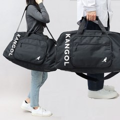 캉골 대용량 멀티 포켓 블랙 보스턴백 숄더백 여행가방 스포츠 가방