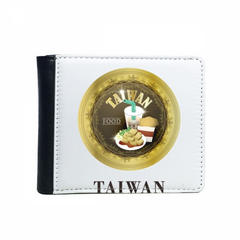 대만 여행 식품 중국 플랩 더 블 가죽 지갑 다기 능 카드 지갑 선물