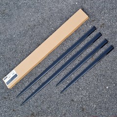 현대 팰리세이드 문콕 스크래치 방지용 순정느낌 부착형 도어가드 4p 1대분, 96+60cm, 블랙