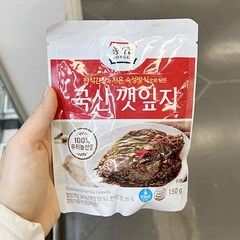 종가집 종가집 옛맛 국산 깻잎지 150g x 1개, 종이박스포장