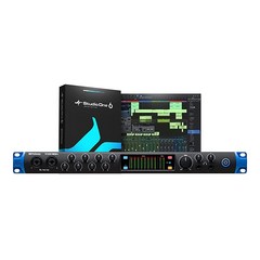 PreSonus Studio 24c 2x2 192kHz USB 오디오 인터페이스 스튜디오 원 아티스트 에이블톤 라이브 라이트 DAW 녹음 소프트웨어 포함, Studio 1824c (4 Mic Pres/10 Ou, Audio Interface