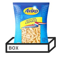 아비코 크링클컷 2kg (6봉) 박스 주름감자 감자튀김