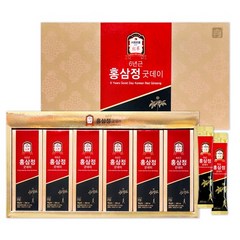 [유통기한임박] 6년근 홍삼정굿데이스틱 20ml*60포 + 쇼핑백, 1박스, 60포