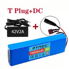 킥보드배터리 전기 스쿠터 리튬 배터리 10S2P 36V 100000mAh 500W, 03 금