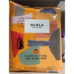 OLOLA 오로라 스킨핏 팬티 기저귀 팩 특대형 22매 1개, 특대형(XL)