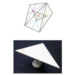 삼각형 오각형 무게중심 수학 실험 놀이 교구 원목 도형 학습준비물 도형퍼즐 학용품