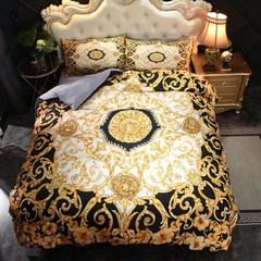 황실 골드 이불커버세트 명품 침구 침실 더블 4종 유럽풍, 고무줄밴딩수선, 디자인9