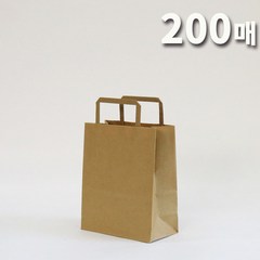 애브리플러스 크라프트 종이쇼핑백 종이가방 10개 50개 100개 200개, 200장
