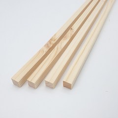 아이베란다 소나무 12x12x800mm 목재쫄대 나무쫄대 각목 원목 (3개묶음), 3개