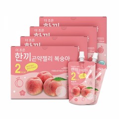 더존건강 한끼 곤약젤리 복숭아 150ml 10팩 4박스, 40개