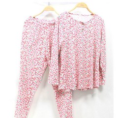 [서울양품점] 여성용 따숨 피치기모 상하세트[JB6302] 잠옷 홈웨어