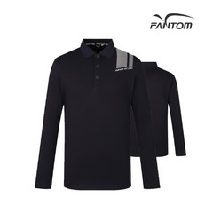 팬텀 골프 fantom남성 기능성 배색 하이넥 이너 티셔츠 F212B3TI931_BK, 105, BK, 1개