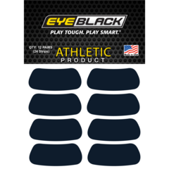 EYEBLACK Navy 컬러 아이블랙 12 pair (24개) 아이패치 스티커, 다크네이비, 24개