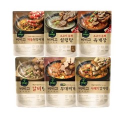 비비고 프리미엄 국탕찌개 6종, 1세트