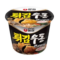 농심 튀김우동 큰사발면 111g, 11개