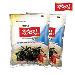 소문난 광천김 고명용 자른 김가루 400g 2봉(지퍼백), 2개