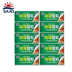 사조 야채참치 150g, 10개