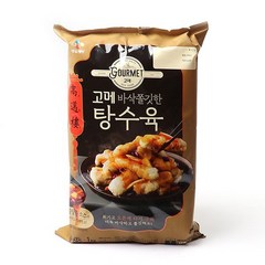 글로벌푸드 CJ 고메 바삭쫄깃한 탕수육 소스포함 1kg 출산선물, 1개
