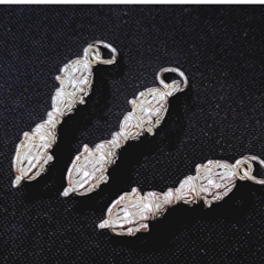 925 순은 금강저 펜던트 실버목걸이 불교용품 불교목걸이 수행 부적 액막이, 목걸이줄(60cm), 1개