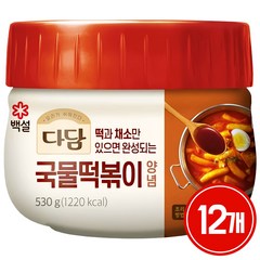 다담 국물떡볶이양념 530g, 12개