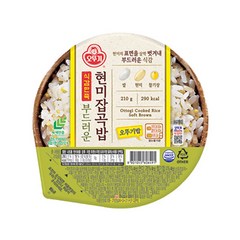 오뚜기 식감만족 부드러운 현미 잡곡밥, 210g, 3개
