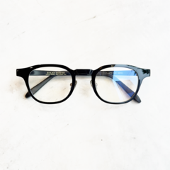 블랙몬스터안경 DB83 C.1 블랙 48 size 초경량 10g 가벼운 아넬형 사각 뿔테 안경 남경공용