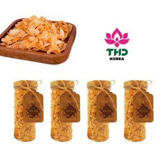 베트남 THD 건조코코넛 구운코코넛칩 건코코넛 말린 과일칩, 4개, 150g