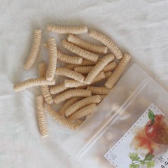 질마재농장 유기농쌀과자 현미사과당근스틱 60g, 혼합맛(현미/사과/당근), 1개