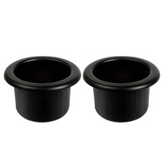 보트 트럭 자동차 소파를위한 컵 홀더의 2 팩 테이블 컵 홀더 교체 드롭 드롭., 검은색, 79mm