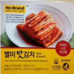 노브랜드 별미 맛김치1.9KG, 종이박스포장, 1개, 1.9kg