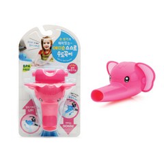 릿첼 소프트 베이비 의자 외 목욕용품 모음, 8.에디슨 스스로수도꼭지-코끼리(핑크), 1개