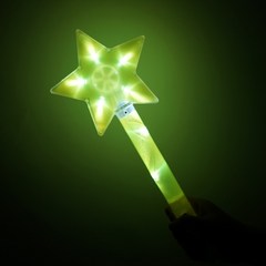 파티짱 LED 별봉 응원봉 야광 콘서트 용품 도구, 옐로우