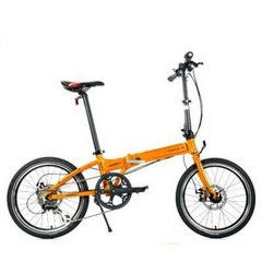 접이식 미니벨로 다혼 20인치 자전거 알루미늄 합금식기 성인남녀단차 D8 KBA083, 01 라일 오렌지