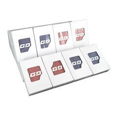 GG홀덤전용 트럼프카드 무지캐이스 1박스(12개) 포커 훌라 바둑이 원카드 포커칩, 1박스 12개