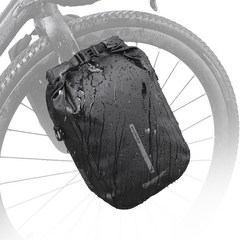 라이노워크 자전거 포크백 6L 방수 가방 RK406, 블랙 (6L), 1개