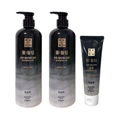 리엔 [흑갈색] 물들임 새치커버 샴푸 550mlx2개 + 80ml