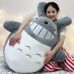 토토로 인형 대형 애착, 웃는표정, 100cm